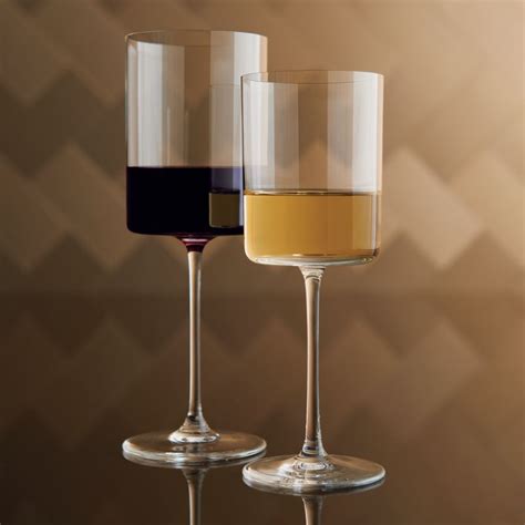 edge wine glasses crate and barrel