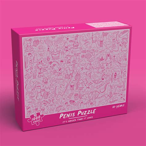 Penis Puzzle By Bubblegum Stuff 1 000 Piece Jigsaw Puzzle