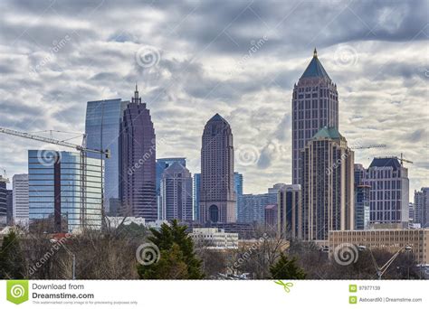 Midtown Atlanta Georgia Editorial Stock Image Image Of