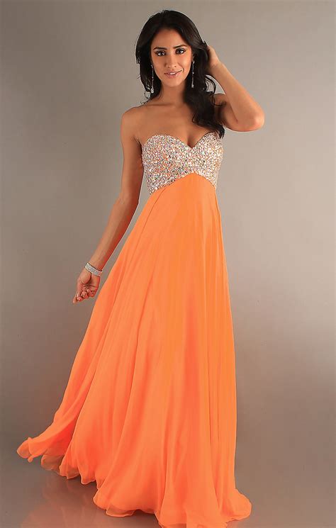 Buy short, knee length & more type of women & girls formalwear dresses at you can find a great collection of formal dresses for women that are ideal to wear at weddings. CHIN LENGTH HAIRSTYLES 2012: ORANGE PROM DRESSES CAN GIVE ...