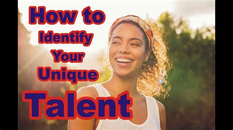 How To Identify Your Talent Youtube