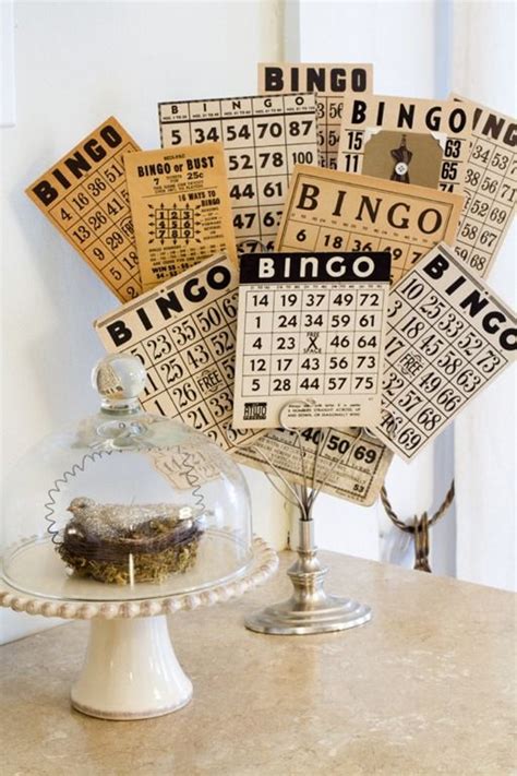Off To Find Bingo Cards Cute Home Decor Vintage Home Decor