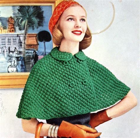 Knitted Cape Pattern A Knitting Blog