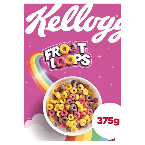 Kelloggs Froot Loops 375g Kids Cereal Iceland Foods