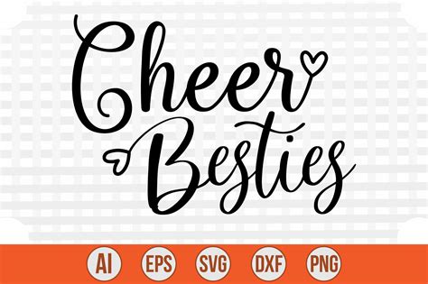 Cheer Besties Graphic By Creativemim2001 · Creative Fabrica