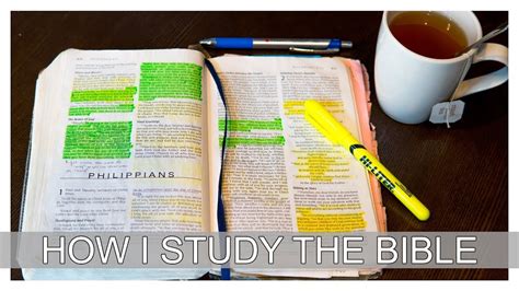 How To Study The Bible My Tips And Advice Youtube