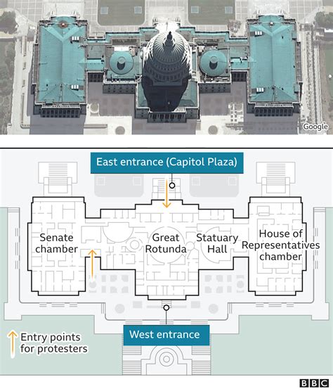 Inside The Capitol Building Map
