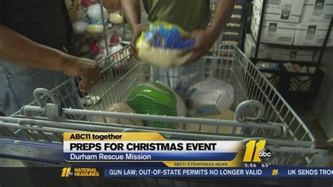 Durham Rescue Mission Brings Holiday Cheer To Hundreds Abc11 Raleigh