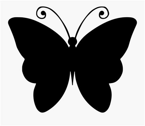 Black And White Butterfly Drawing Clipart Png Download Butterfly