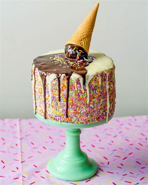 Ice Cream Cone Drip Cake Ubicaciondepersonascdmxgobmx