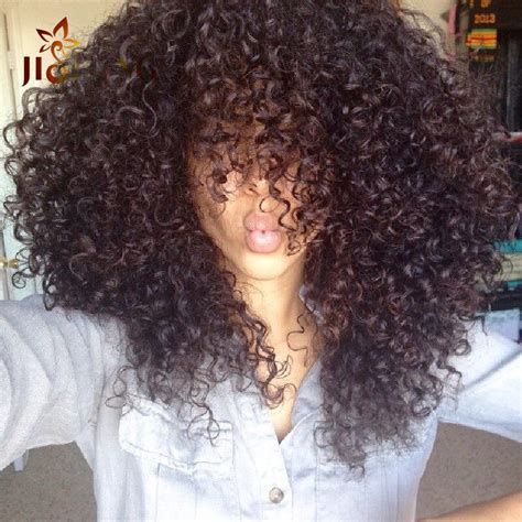 8a Brazilian Afro Kinky Human Hair With Closure Mink Kinky Curly Jerry