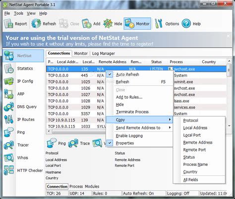 Netstat is powerful and can be a. Download Portable NetStat Agent 3.6