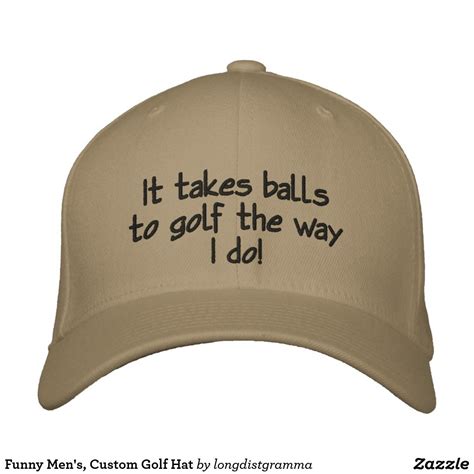 Funny Mens Custom Golf Hat Golf Hats Custom Baseballs