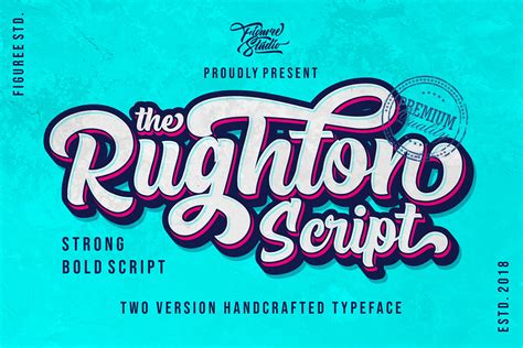 7 Best Retro Bold Script Font Figuree Studio