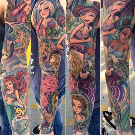 Disney Princess Sleeve Tattoo — Geektyrant