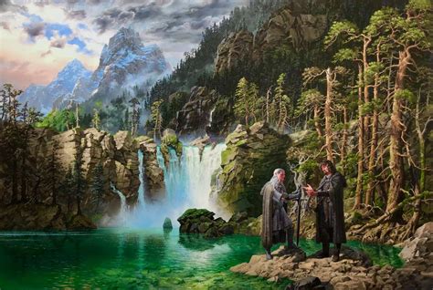 Projeto Tolkien On Twitter Onde Estivera Outrora O Belo Lago De Ivrin