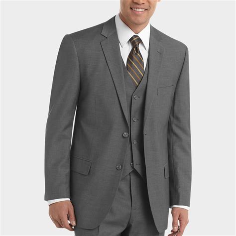 Wilke Rodriguez Gray Vested Slim Fit Suit Mens Wearhouse Slim Fit Suit Men Slim Fit Suits