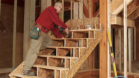 Framing Stairs With A Landing Fine Homebuilding