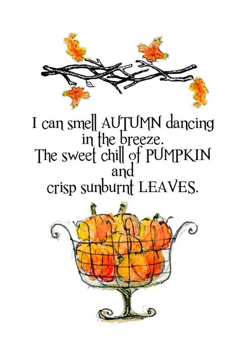 I Can Smell Autumn Dancing Printable Box Fall Printables Fall