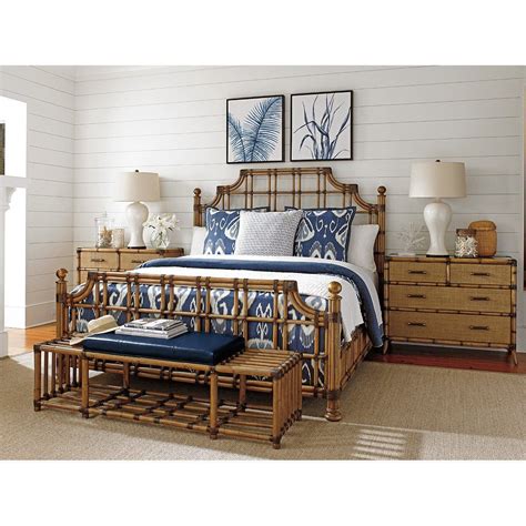Tommy bahama furniture offers tasteful island style beds for any bedroom setting. Tommy Bahama Twin Palms Twin Palms Chest | Rattan bedroom ...