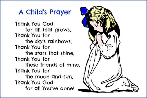 Thanksgiving Prayers And Blessings Preschool Fall Prayers For