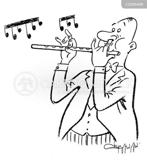 Flute Player Cartoons And Comics Funny Pictures From Cartoonstock