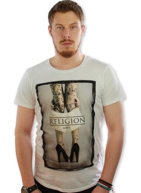 Religion Pull Them Down Ss Crew Neck Tshirt White