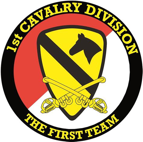 1st Cavalry Division With Sabres Decal 1st Cavalry Decals And Stickers