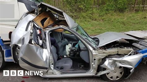 M1 Crash Photos Released By Police In Driving Safety Bid