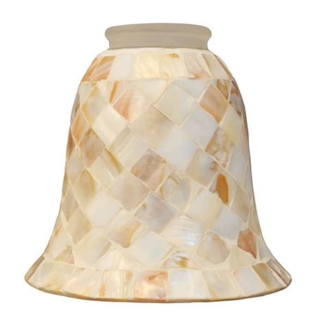 Shop Allonby 52 In X 535 In Styled In Mosaic Glass Bell Lamp Shade At Vanity Light