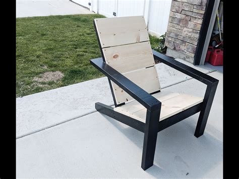 It is even big enough for me to pull my and the back of the chair is comfy with or without a cushion. Modern Adirondack Chairs | Ana White | Modern adirondack ...