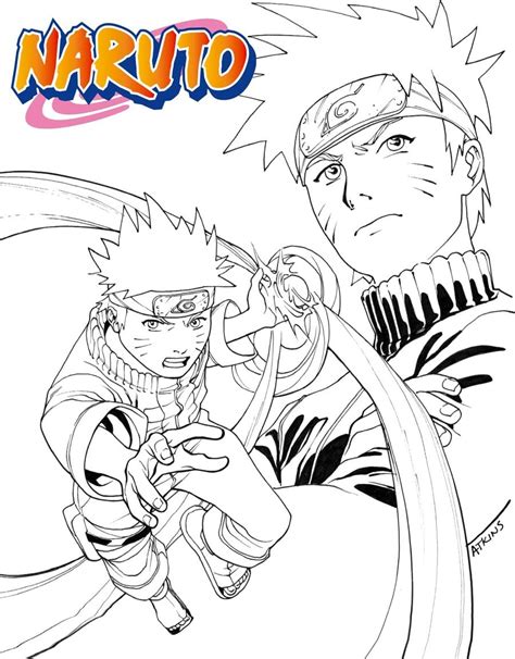 Imagem De Naruto Para Colorir