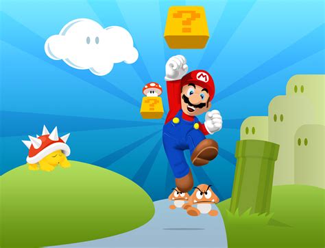 Video Game Super Mario Bros Hd Wallpaper