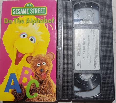 Sesame Street Do The Alphabet With Big Bird Vhs 1996 74644977035