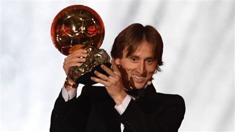 Luka Modric Claims Ballon Dor To End Lionel Messi And Cristiano
