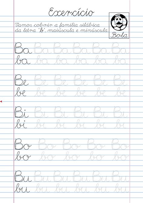 Atividade Alfabeto Silabico Letra B Pontilhada Para Imprimir Gratis Ensino Da Escrita Cursiva