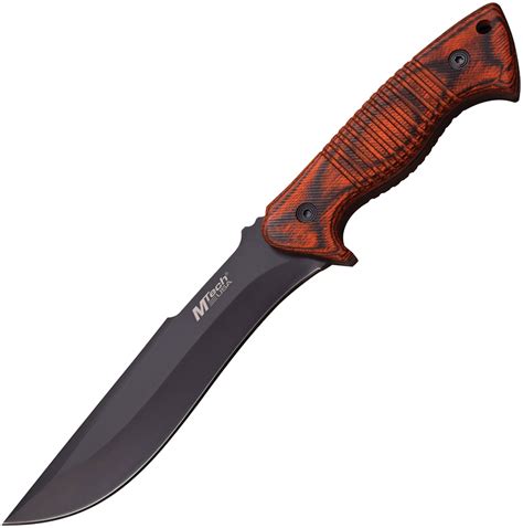 Mt2073wd Mtech Fixed Blade Knife Brown Pakkawood