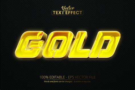 Artstation Gold Text Effect Editable Luxury Golden Text Style Artworks