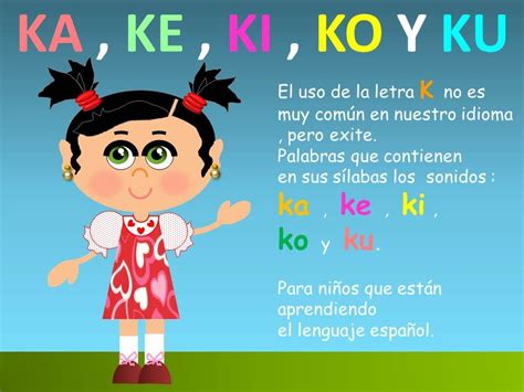 Ka Ke Ki Ko Y Ku En Las Palabras Lecciones Para NiÑos