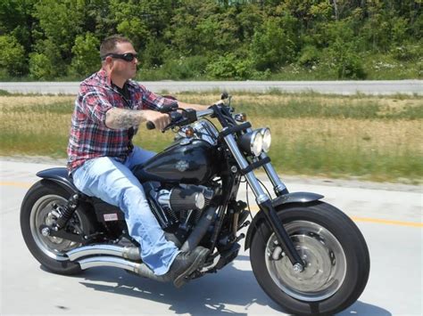 Erics Harley Davidson Wide Glide With Weeli Seat And Voodoo Fender