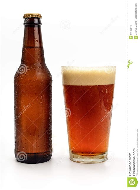 Beer Afoaming In Glass And Bottle Bottle Beer Beer Glass