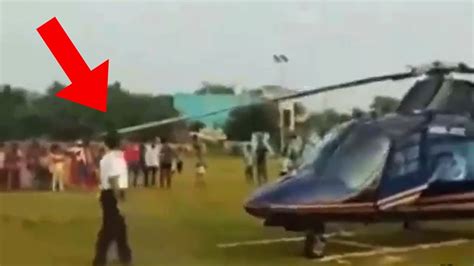 Man Gets Hit By Helicopter Rotor Daily Dose Of Aviation Youtube