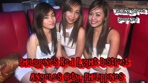 Philippines Red Light District Walking Street Has Reopened Angeles City Philippines Youtube