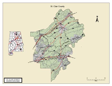 Maps Of St Clair County