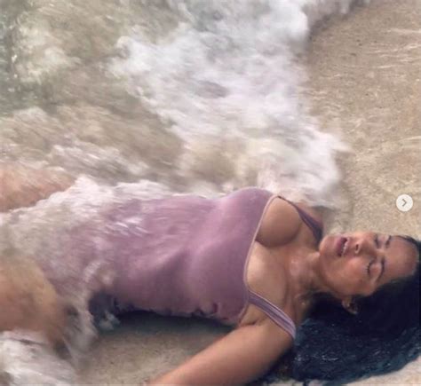 Salma Hayek Erupts From Teeny Bikini As She Celebrates Rd Birthday