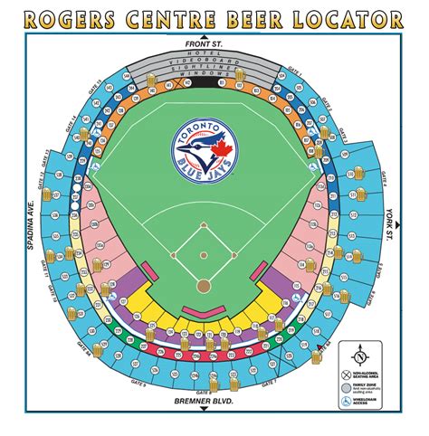 The Rogers Centre Beer Locator Blue Jay Hunter