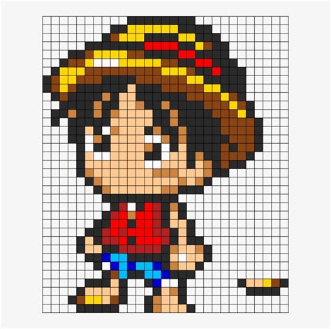 Anime Pixel Art One Piece