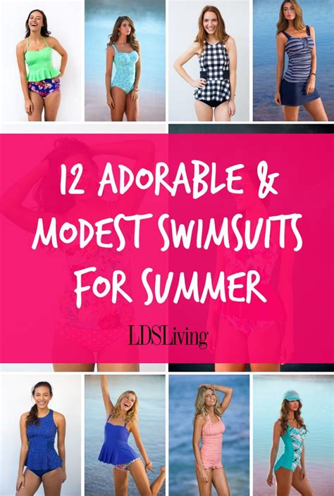 12 Adorable And Modest Swimsuits For Summer 2016 Swimsuits Modest Swimsuits Swimsuit Guide