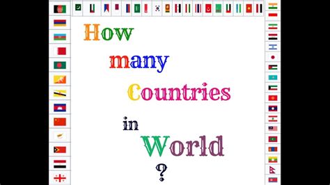 How Many Countries Are There In The World 2017 Youtube
