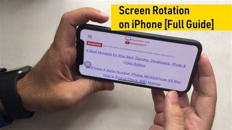 How To Rotate Screen On Iphone 11 12 X Xr
